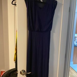 Maxi dress. Blue/purple color. Casual